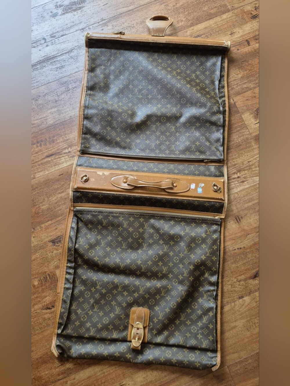 Vintage Louis Vuitton Monogram Garment Bag / Travel Suit Carrier - Picture 6 of 6